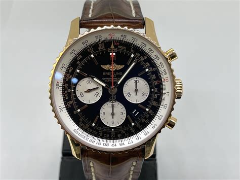 breitling rose gold und schwarz|Breitling navitimer 01 rose gold.